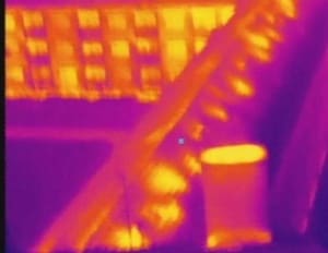 Article image of: Inspecting roof insulation with a UAV mounted thermal imaging camera