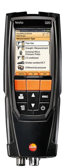 Article image of: De nieuwe testo 320 rookgasanalyzer