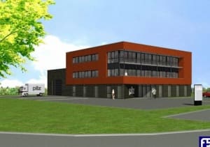 Article image of: 1e paal voor nieuw pand Pilz Nederland