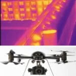 Article image of: Inspectie van dakisolatie met drone en warmtebeeldcamera