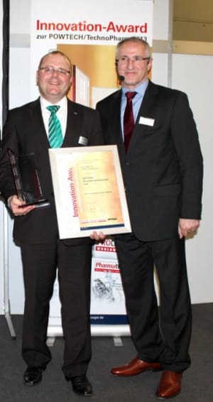 Article image of: Netzsch Omega wint innovatie award op PowTech 2013