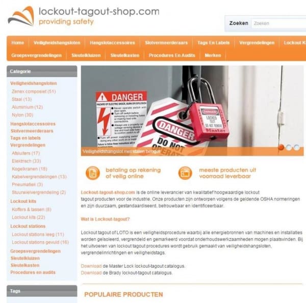 Article image of: Lockout-tagout-shop verkoopt ook Brady producten