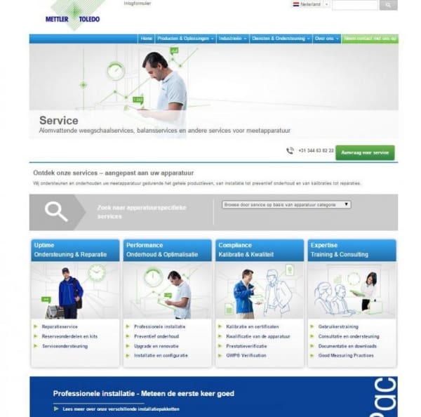 Article image of: Mettler-toledo vernieuwt service-website