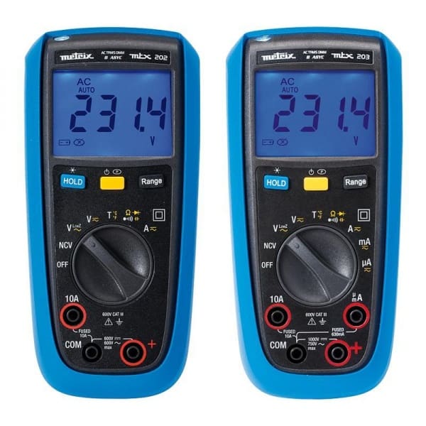 Article image of: MTX 202 en MTX 203 multimeters