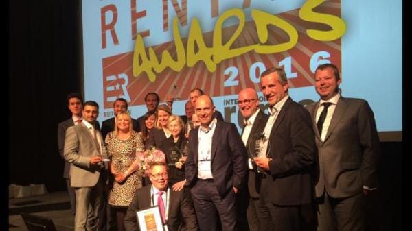 Article image of: Riwal wint Large Rental Company of the Year 2016 Award