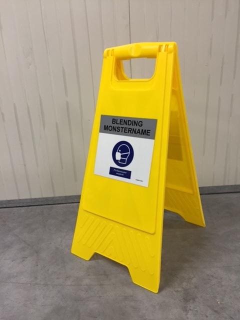 Article image of: Klantspecifieke vloerstandaard als werkplekafzetting