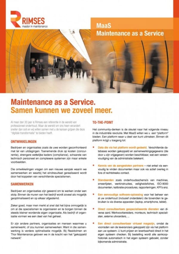 Article image of: New Maintenance as a Service platform