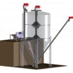 Article image of: Verticale silomenger creëert massastromen binnen mengsilo