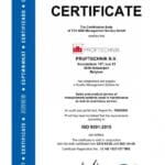 Article image of: Pruftechnik N.V. receives ISO 9001:2015 certification