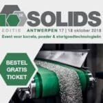 Article image of: Bezoekersregistratie voor Solids Antwerpen 2018 geopend