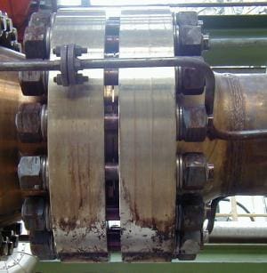 Article image of: Grote schade door lekkende flensverbindingen