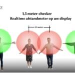 Article image of: Coronaproof applicatie die veilige 1,5 meter zones laat zien