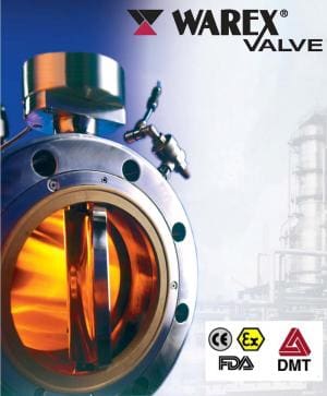 Article image of: Warex Valves ATEX & DMT Vlinderkleppen