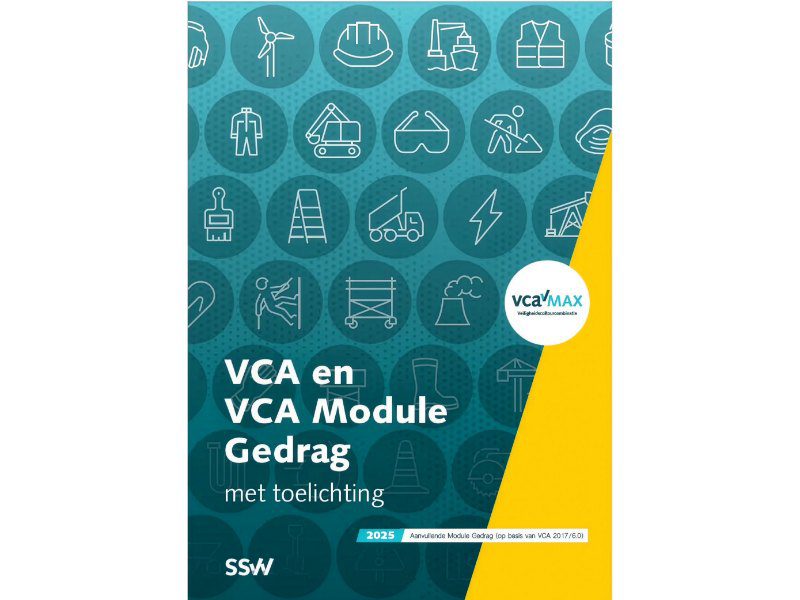 Omslag van de VCA-MAX publicatie van SSVV.