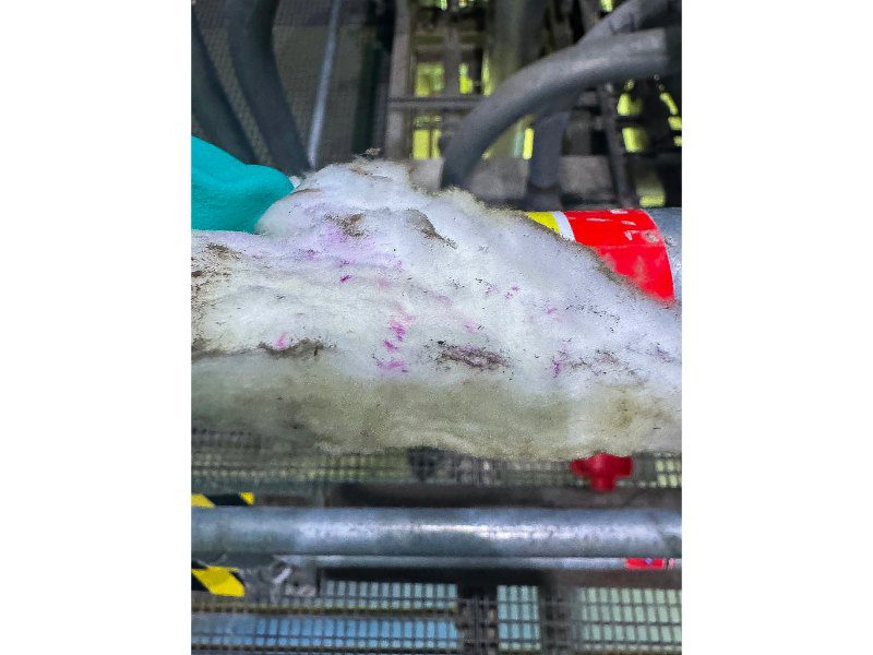 Chroom-6 aanwezig in High-Temperature Wol in
industrieel fornuis. 