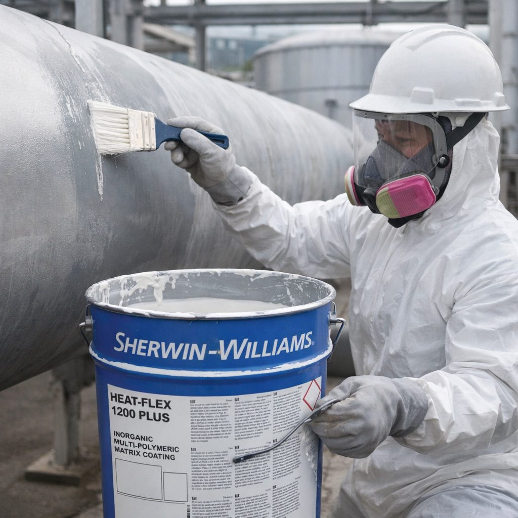 Hoogtemperatuurcoating vormt een diffusiebarrière die zuurstof, vocht en ionen weert. Hierdoor kan CrIII niet oxideren tot CrVI